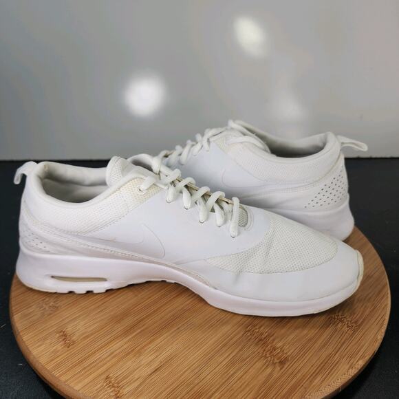 Womens Nike Air Max Thea Low Sz 12 010649 White Mesh Running Training Sneakers - Picture 5 of 8